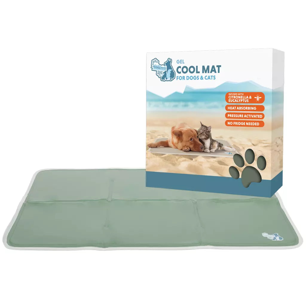 Coolpets-Hunde-Kühlmatte-Olive