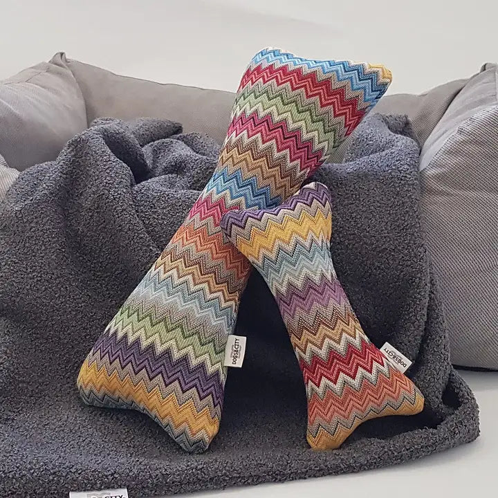 Dogs-in-the-City-Hundespielzeug-Plüschknochen-ZicZac