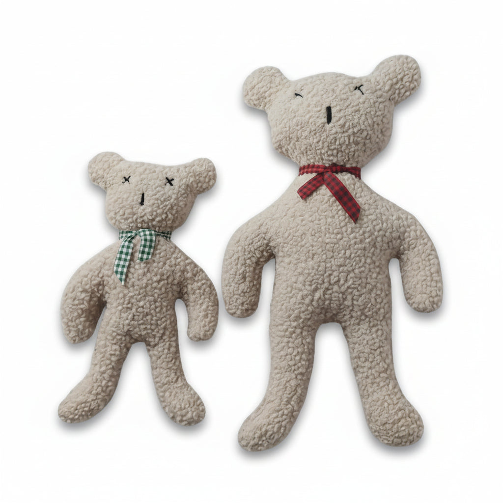 Dogs-in-the-City-Hundespielzeug-Plüschteddy-Charly-Paddy-Gravel-Größen