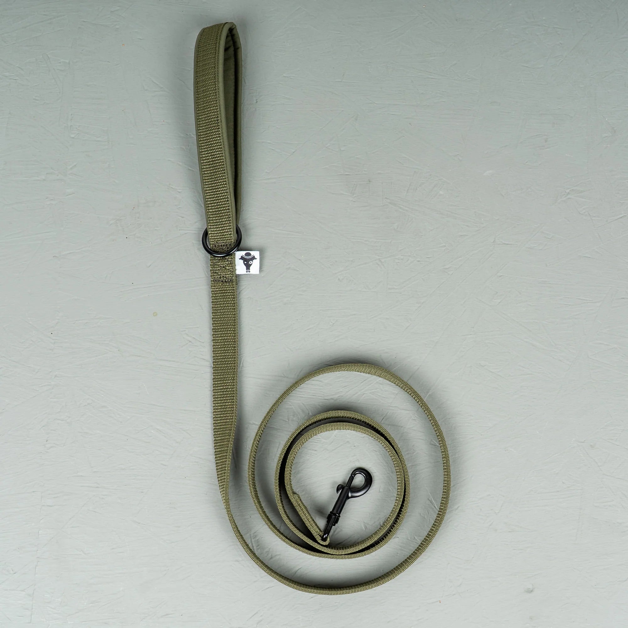 Gurtband Hundeleine Dark Olive