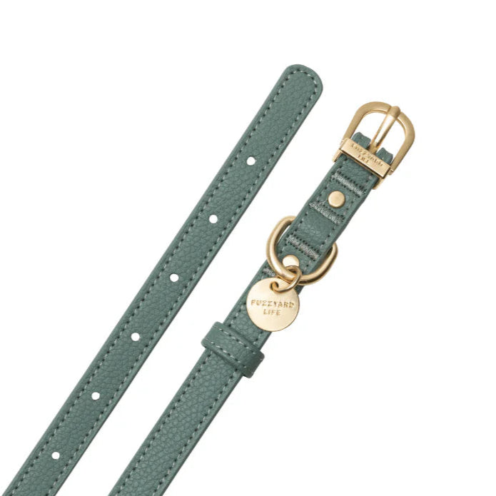 Fuzzyard-Hundehalsband-Atelier-Salbei-S-Detail