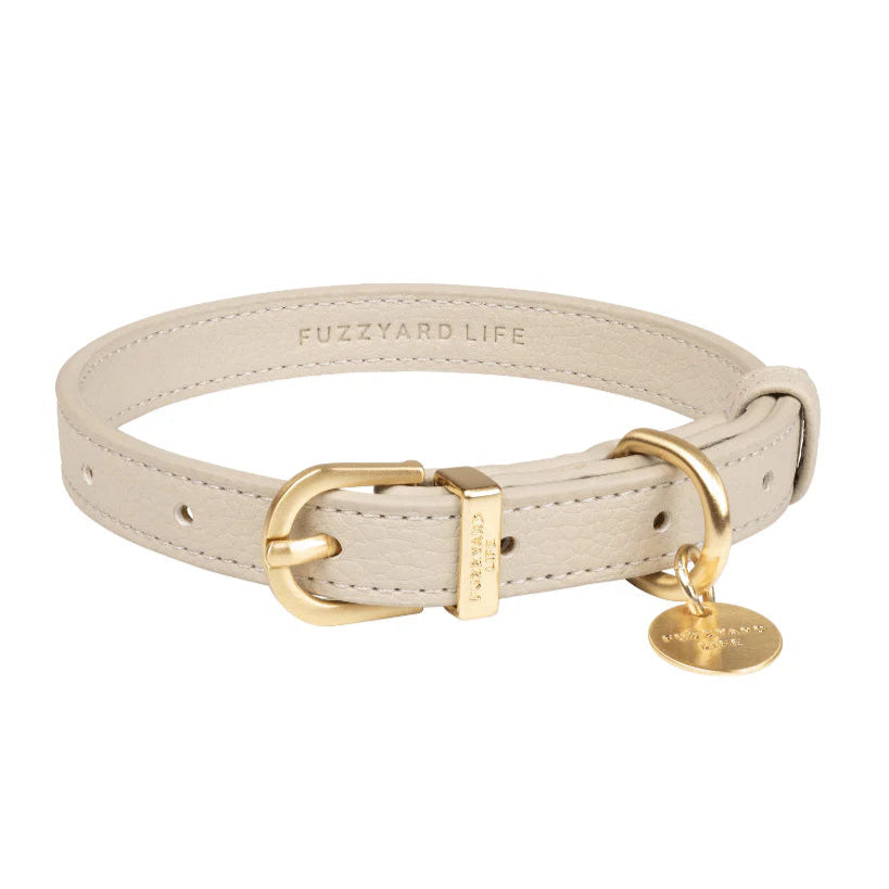 Fuzzyard-Hundehalsband-Atelier-Sandstone-M