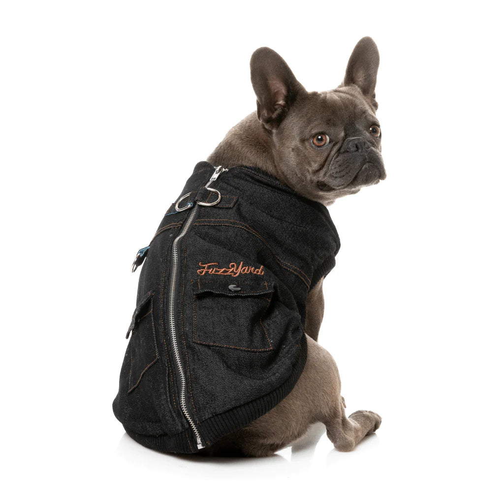 Fuzzyard-Hundejacke-Kojima-Black-Hund