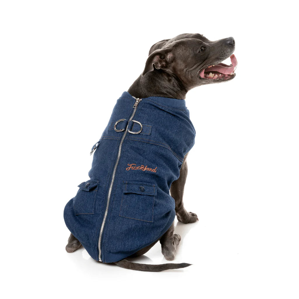 Fuzzyard-Hundejacke-Kojima-Indigo-Hund