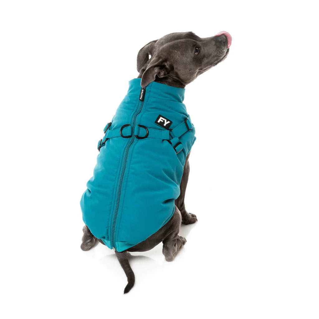 Fuzzyard-Hundemantel-Jacket-Flash-Dark-Teal-Hund