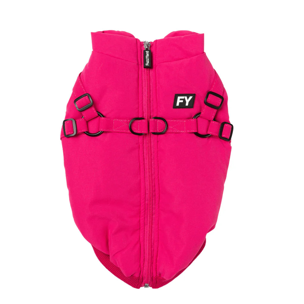 Fuzzyard-Hundemantel-Jacket-Flash-Magenta