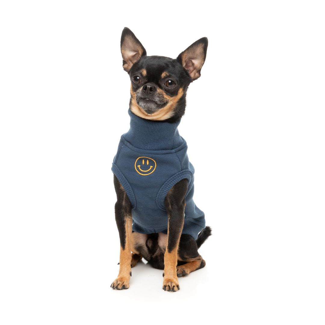Fuzzyard-Hundepullover-Sweater-Smiley-Navy-Hund2