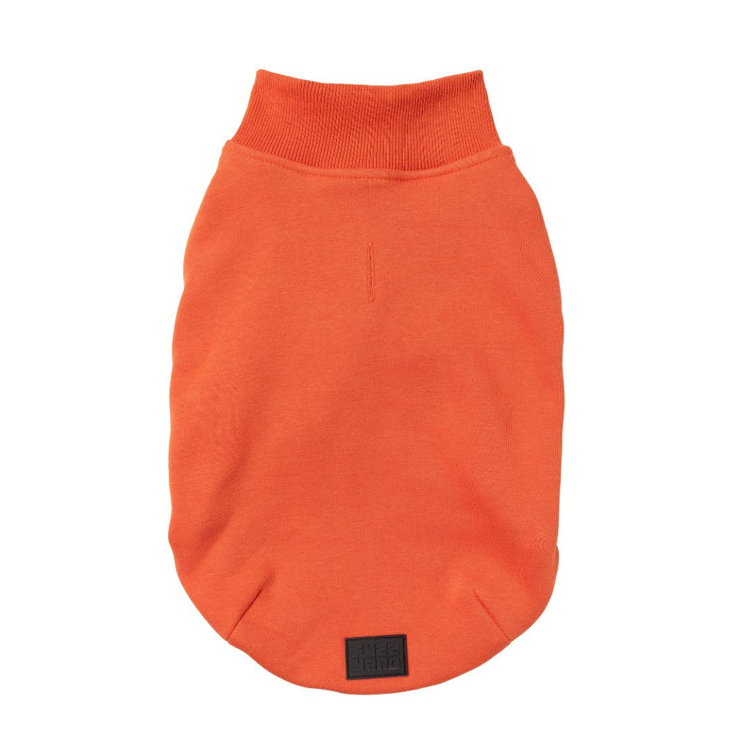 Fuzzyard-Hundepullover-Sweater-Smiley-Rust