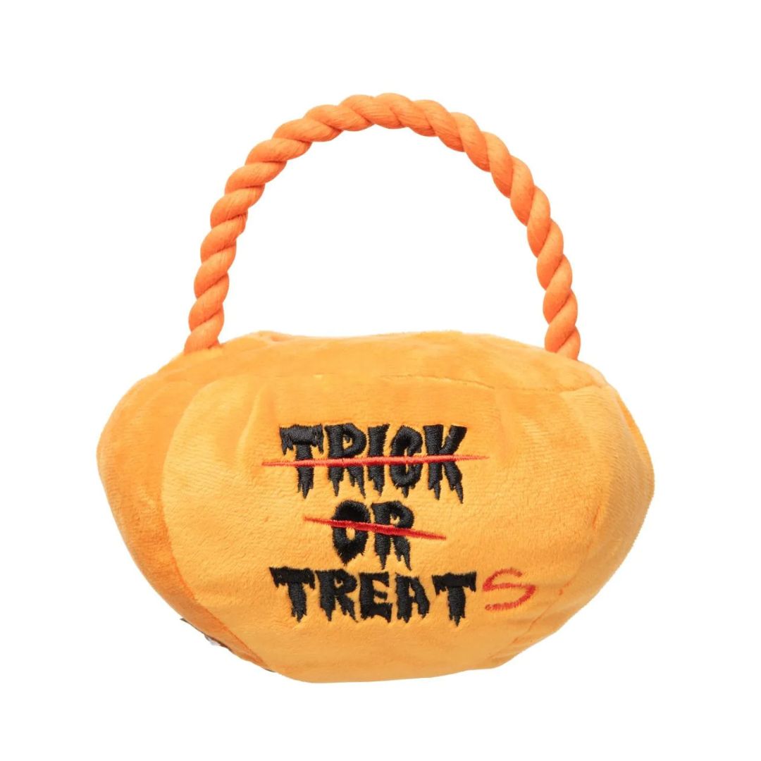 Fuzzyard-Hundespielzeug-Halloween-Trick-or-Treats-Pumpkin-Basket-2