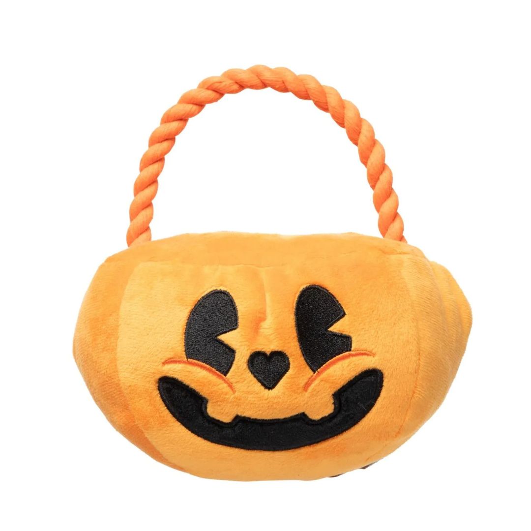 Fuzzyard-Hundespielzeug-Halloween-Trick-or-Treats-Pumpkin-Basket