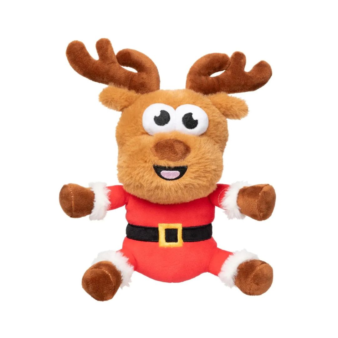 Fuzzyard-Hundespielzeug-Reggie-Claus-Reindeer