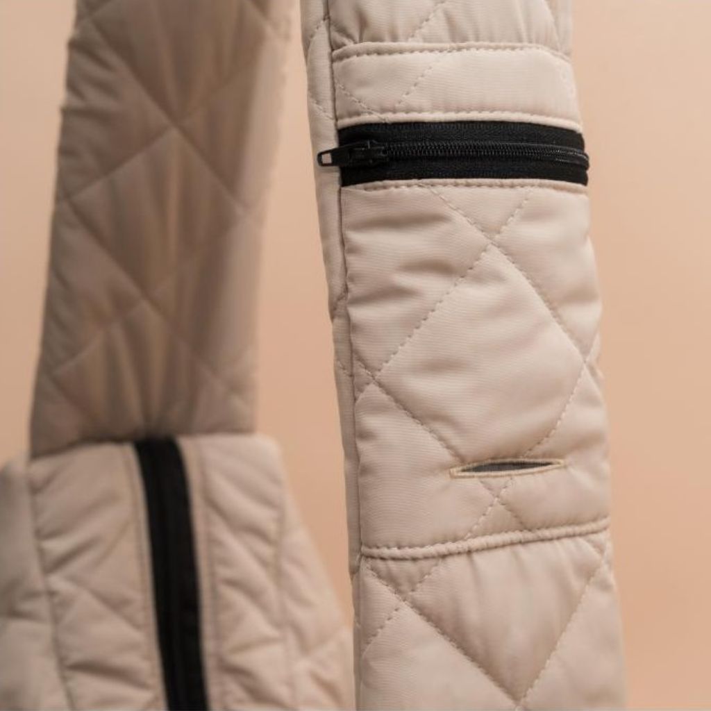 Fuzzyard-Hundetasche-Sling-Carrier-Sandstone-Detail