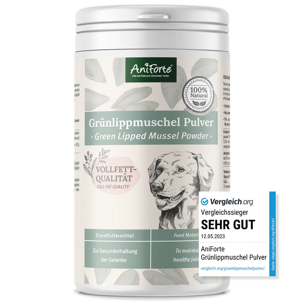 Aniforte-Grünlippmuschel-Pulver-500g