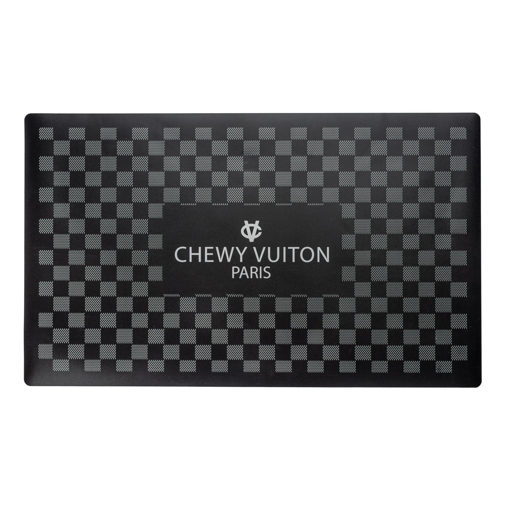 Haute-Diggity-Dog-Chewy-Vuiton-Black-Checker-Hundenapfunterlage