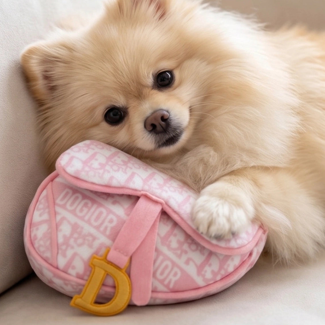 Haute-Diggity-Dog-Dogior-Saddle-Bag-Pink-Hund