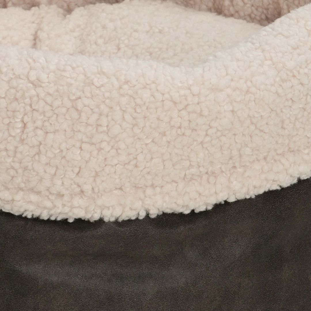 Hundebett-Shopper-Little-Basket-Saddle-Graphit-3