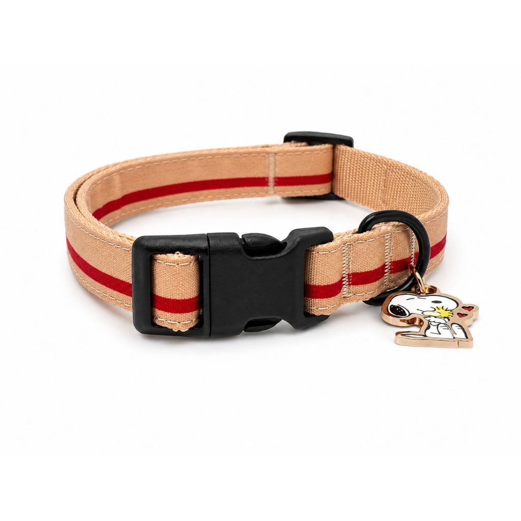 Hundehalsband-Snoopy-Beige-6