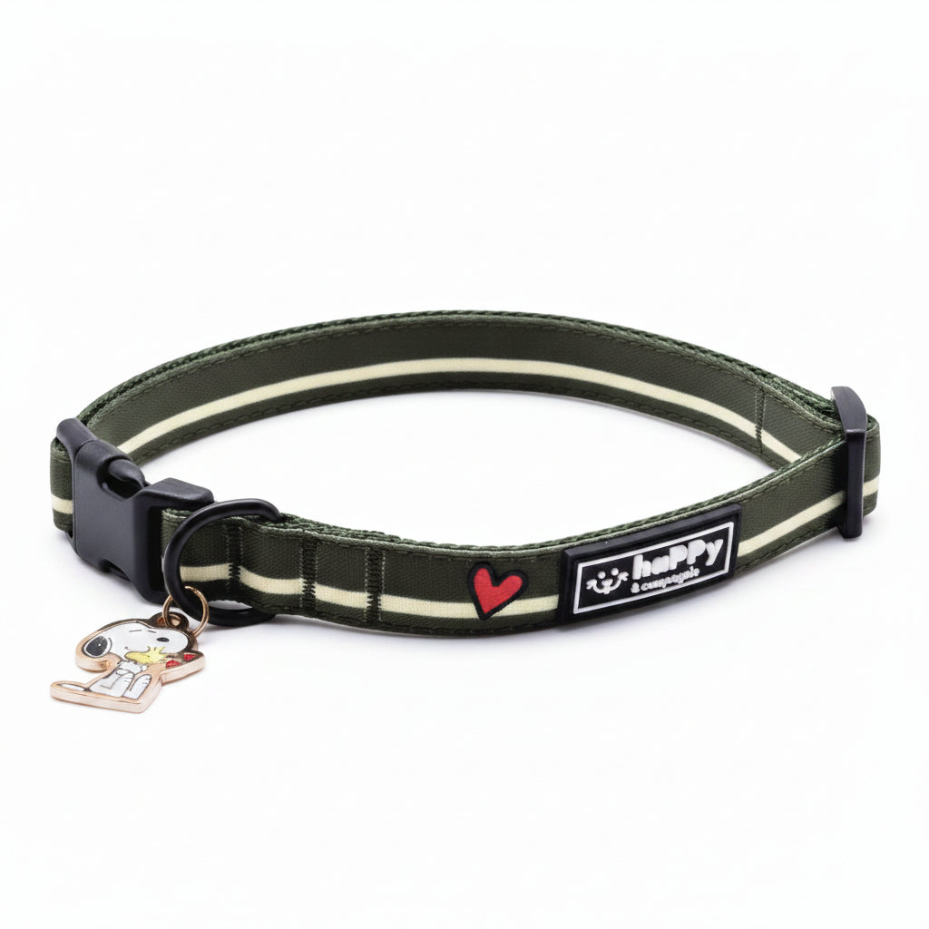 Hundehalsband-Snoopy-Khaki-2