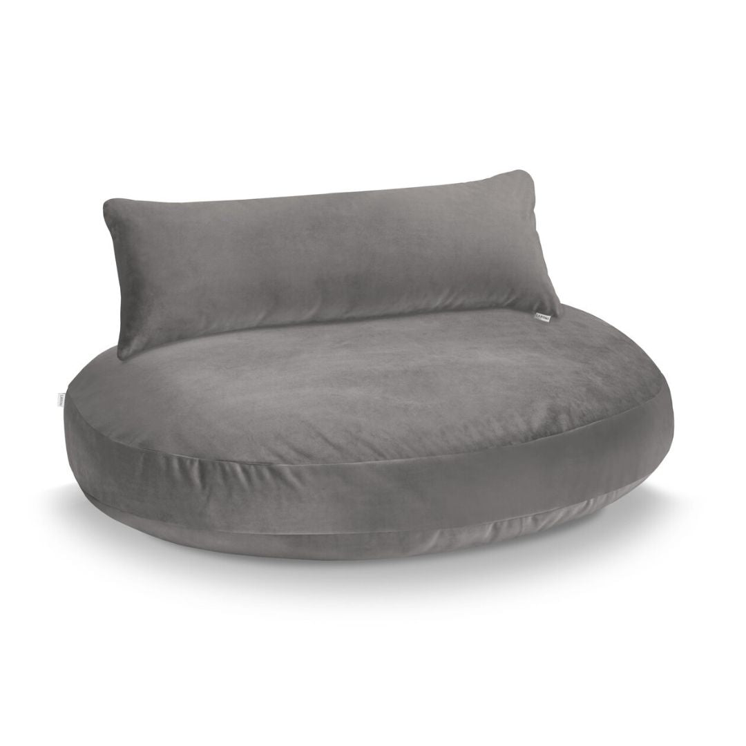 Hundekissen-Luna-Lounge-Oxford-Laboni-Grey