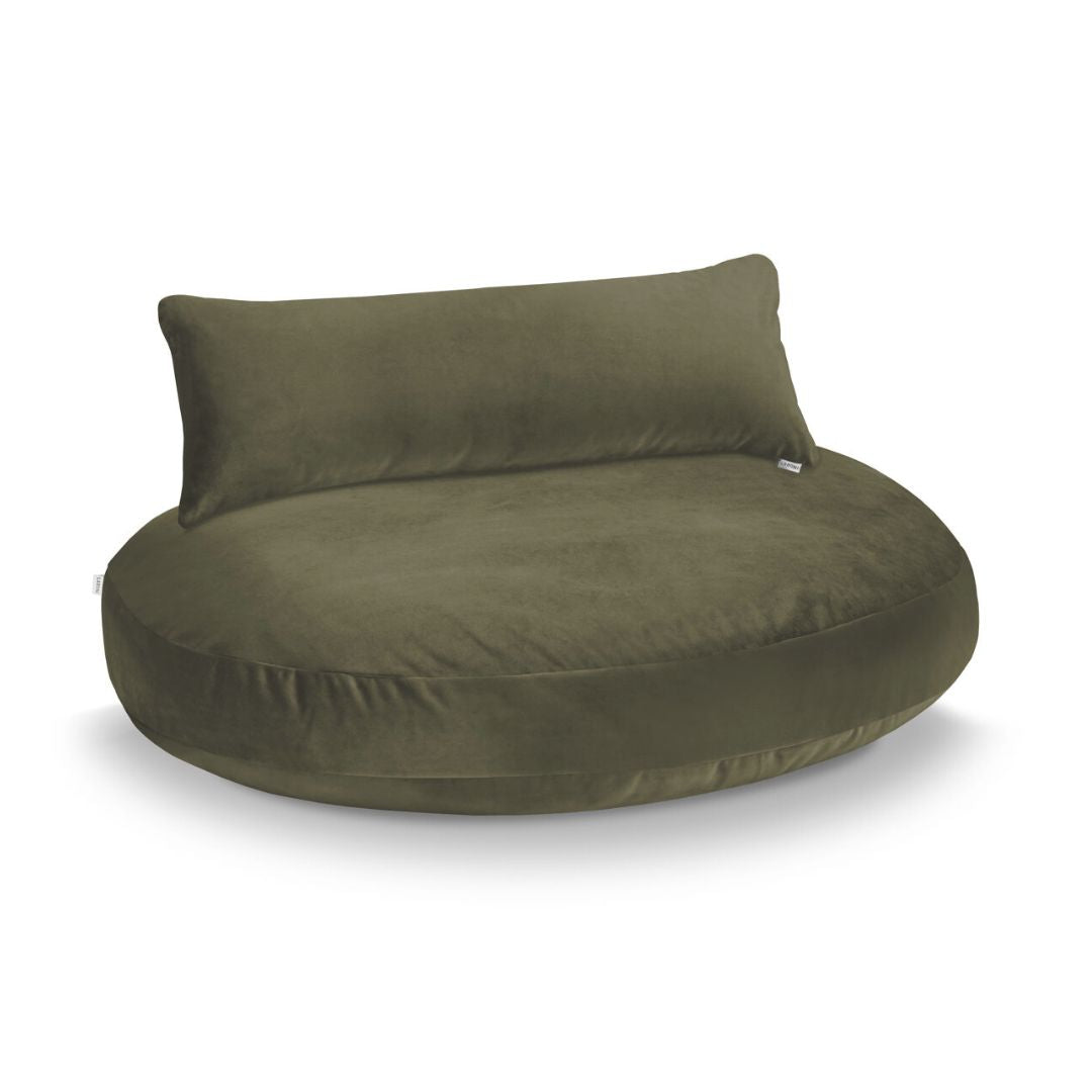 Hundekissen-Luna-Lounge-Oxford-Laboni-Olive