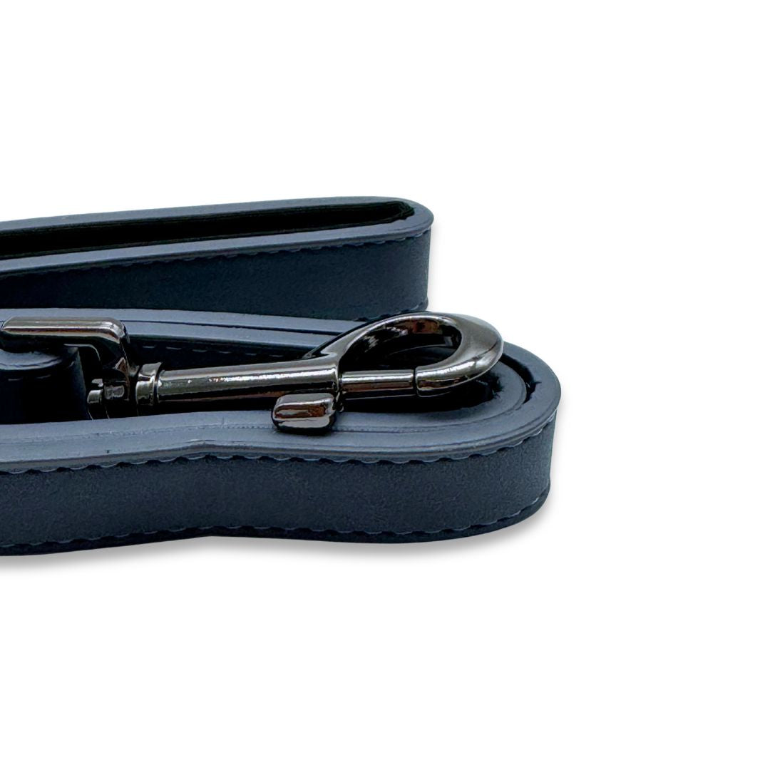 Hundeleine-Lederoptik-Snoopy-Dunkelblau-3