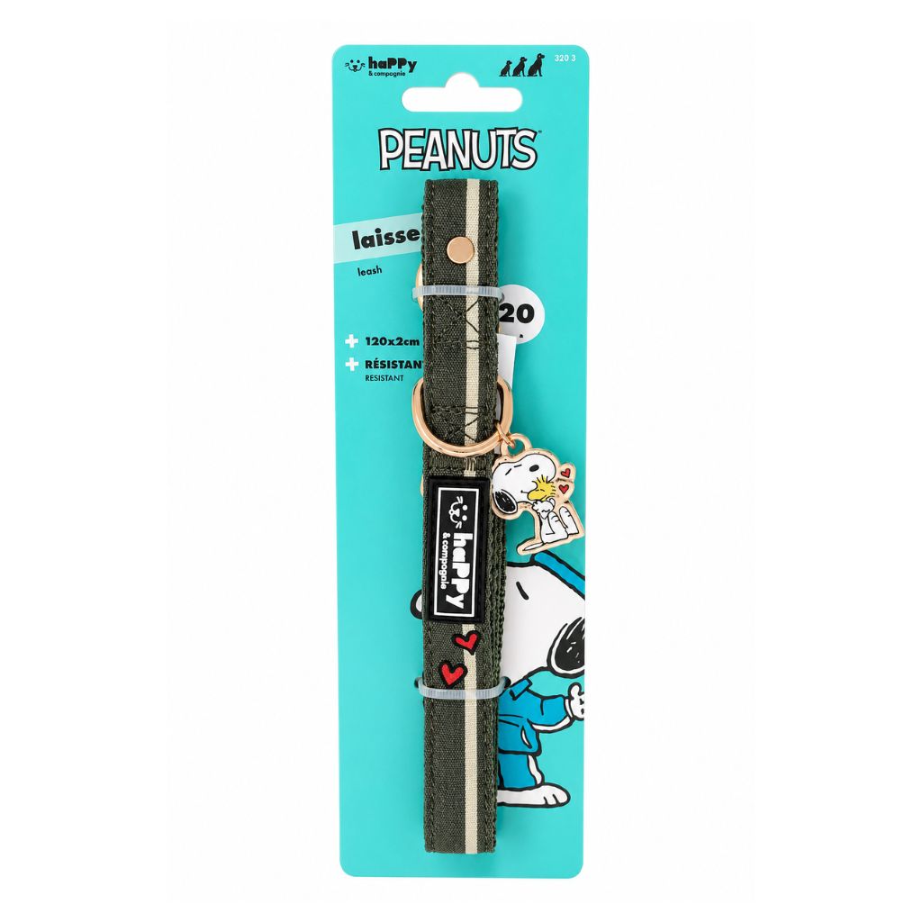 Hundeleine-Snoopy-Khaki-Verpackung
