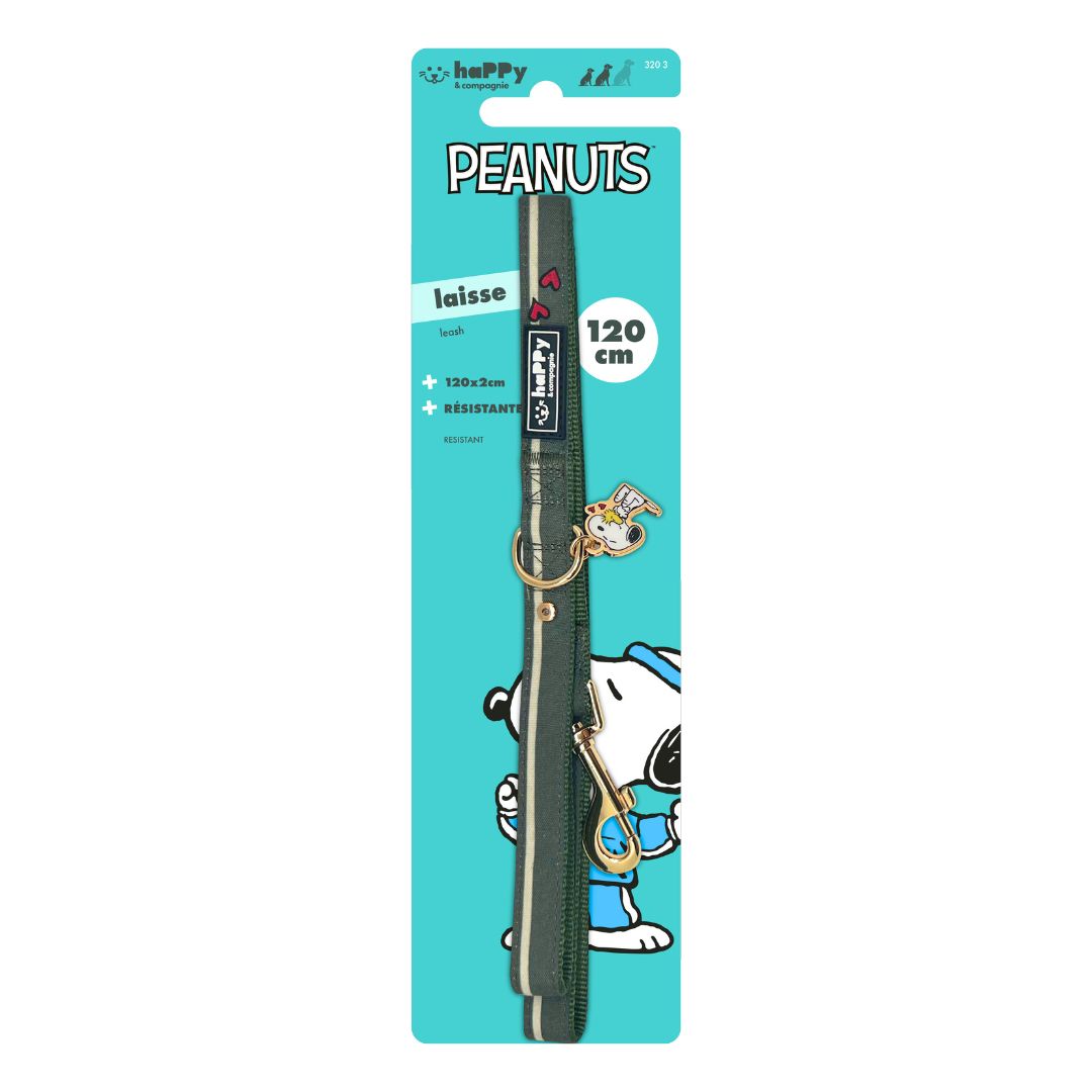 Hundeleine-Snoopy-Khaki