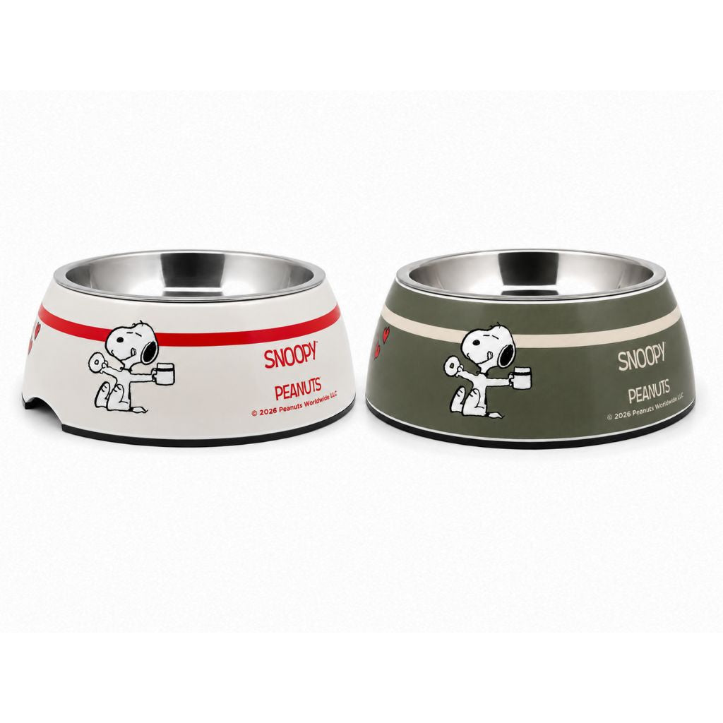 Hundenapf-Snoopy-Beige-Khaki