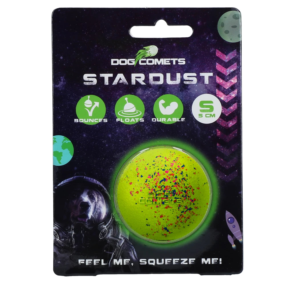 Hundespielzeug-Dog-Comets-Stardust-Ball-Grün-S