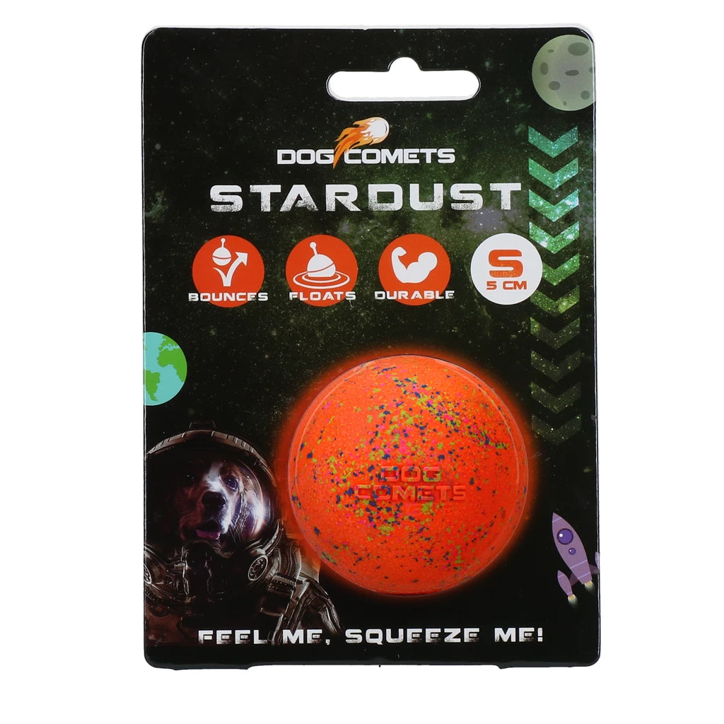 Hundespielzeug-Dog-Comets-Stardust-Ball-Orange-S