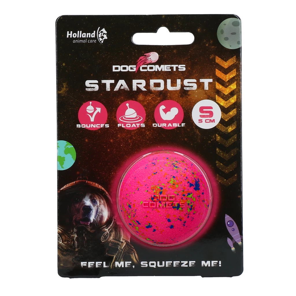 Hundespielzeug-Dog-Comets-Stardust-Ball-Rosa-S