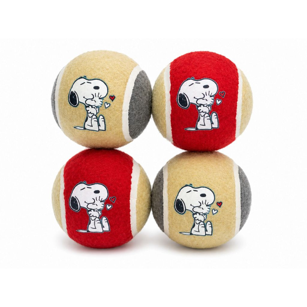 Hundespielzeug-Snoopy-Ball-4er-2