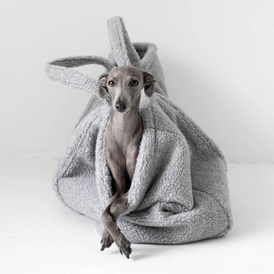 Karma-Hund-Hundetragetasche-Teddy-Shopper-Grey-L-Hund