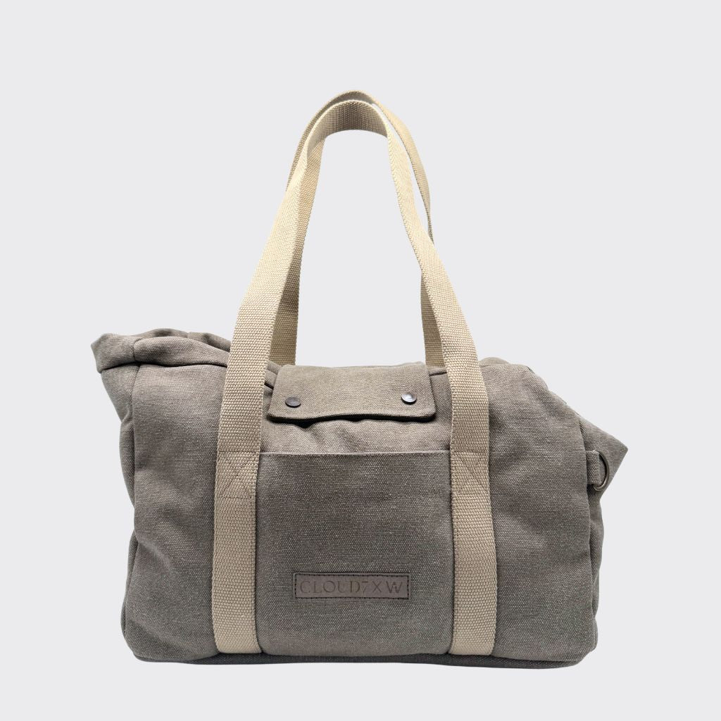 Hundetasche_Lucca_Canvas_Sand_C7_x_Woofstuff