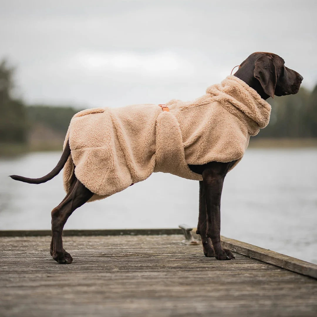 Hundepullover Sherpa Taupe