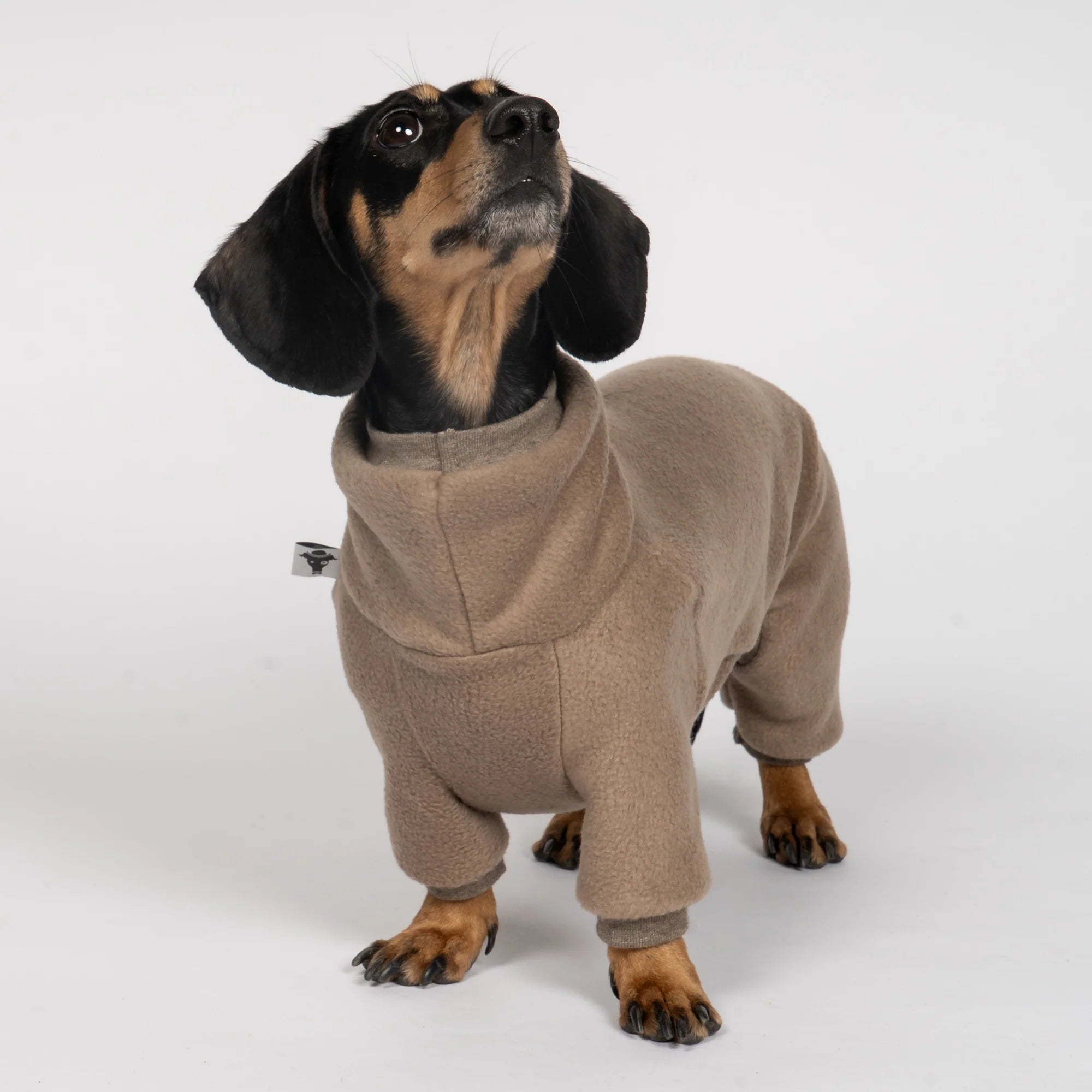 Karma-Hund-Fleece-Overall-Dackel-Taupe-3