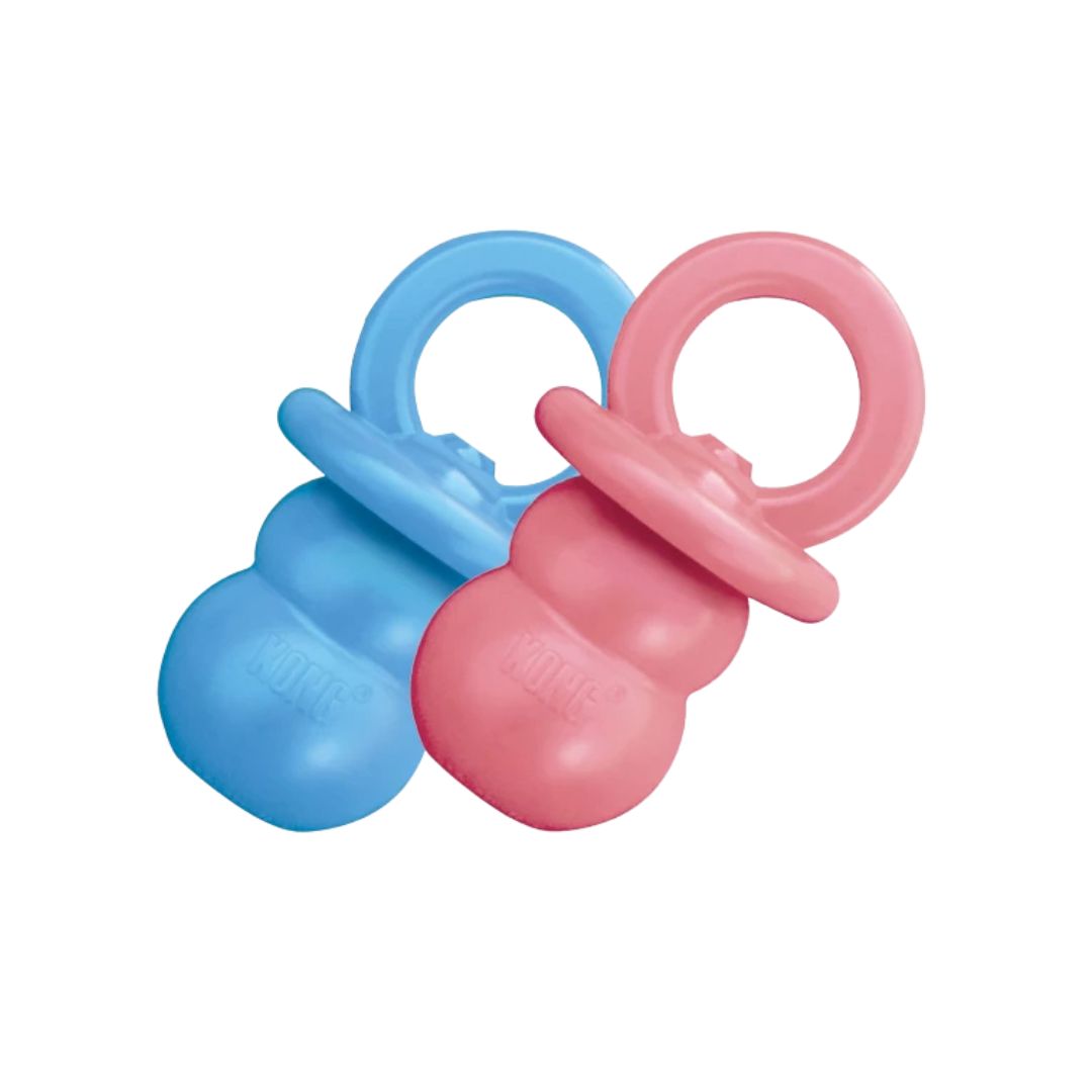 Kong-Puppy-Binkie-Rosa-Hellblau-S