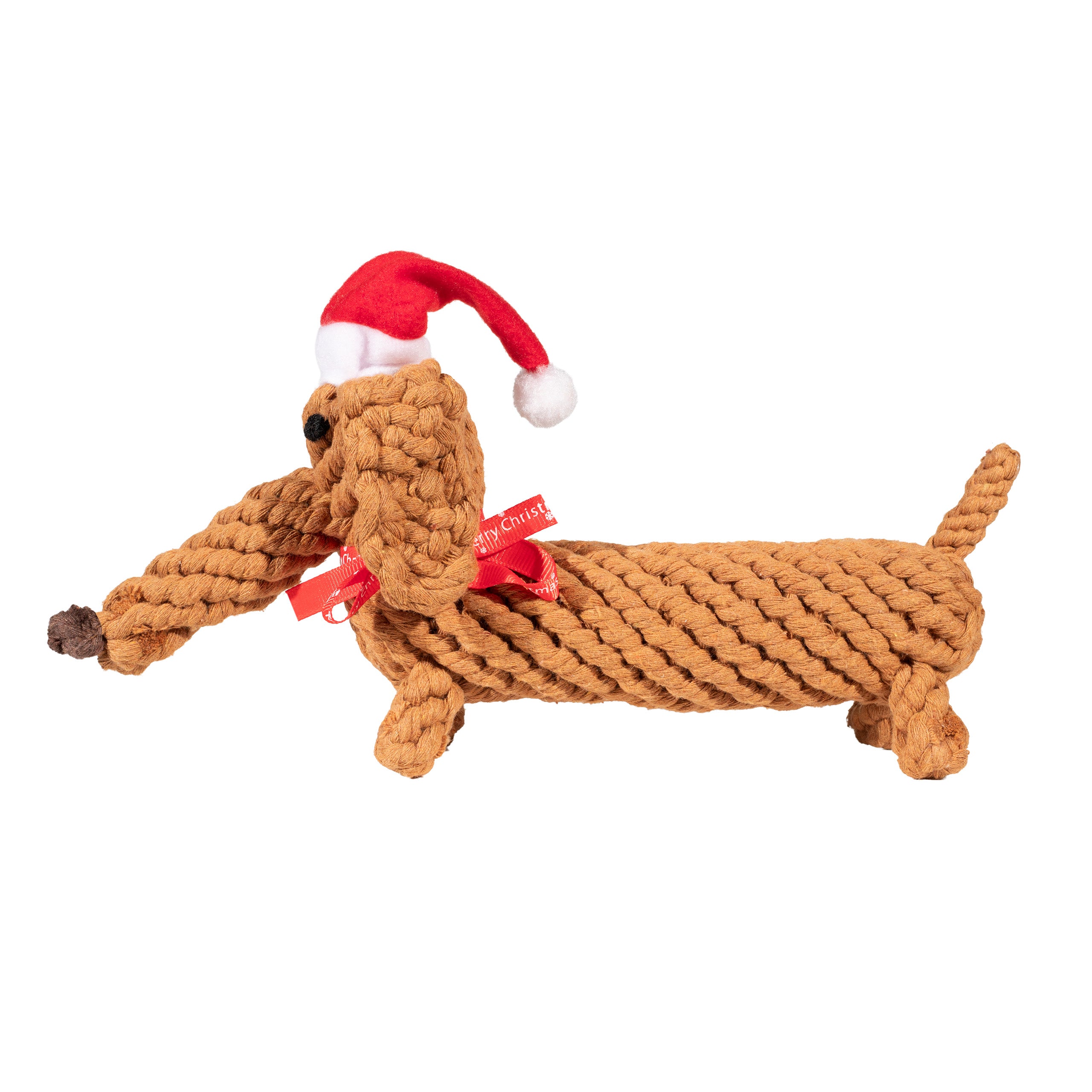 Laboni-Hundespielzeug-Santa-Sausage-Weihnachtsdackel-3