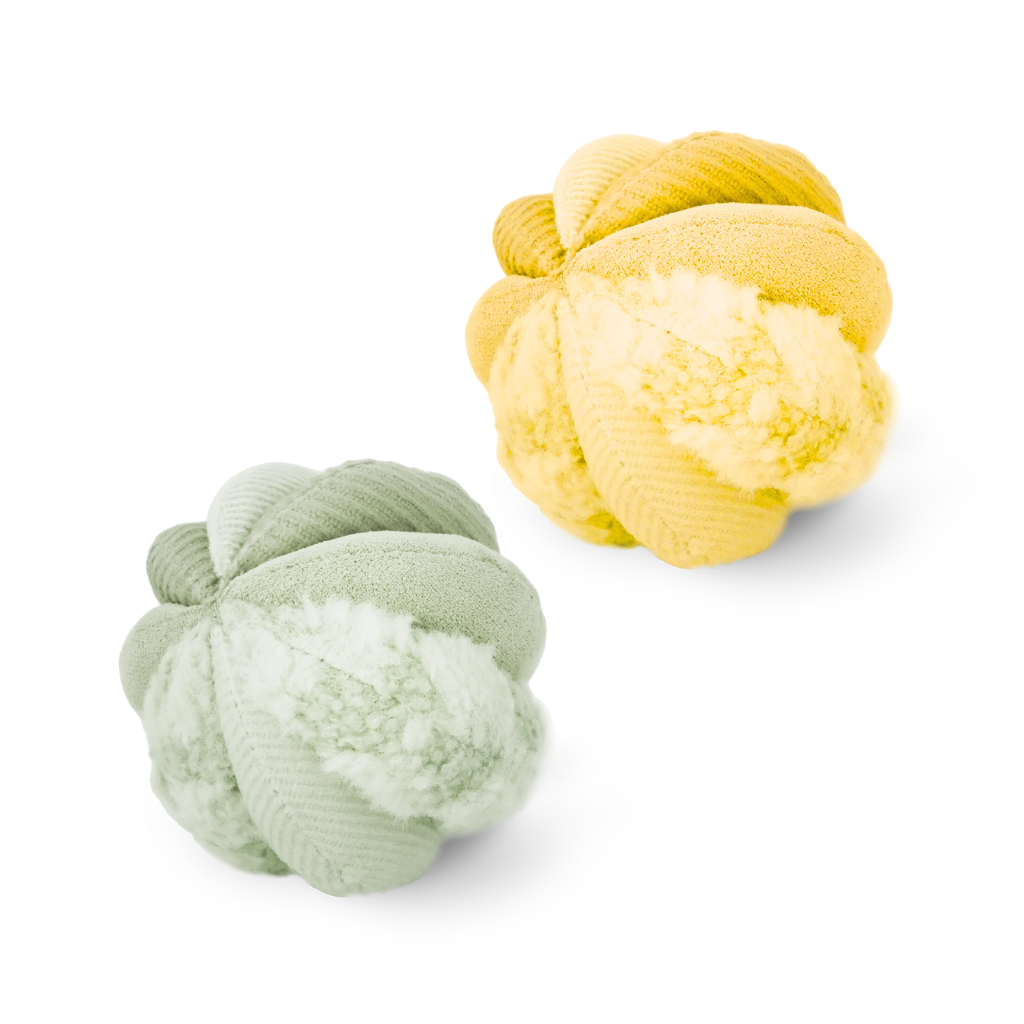 Lambwolf-Schnüffelspielzeug-Schnüffelball-Toto-Green-Yellow