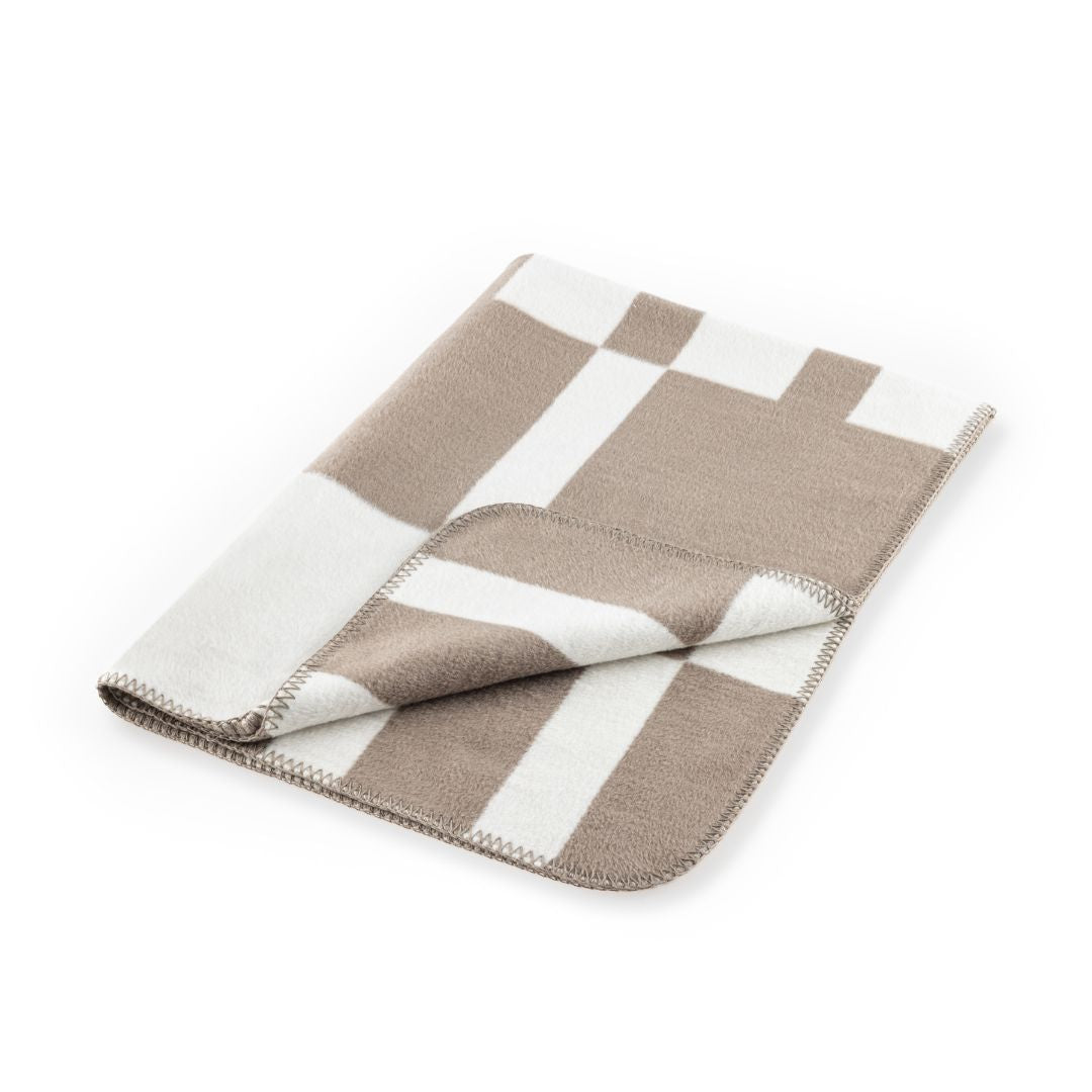 MiaCara-Hundedecke-Blocco-Taupe-Natur