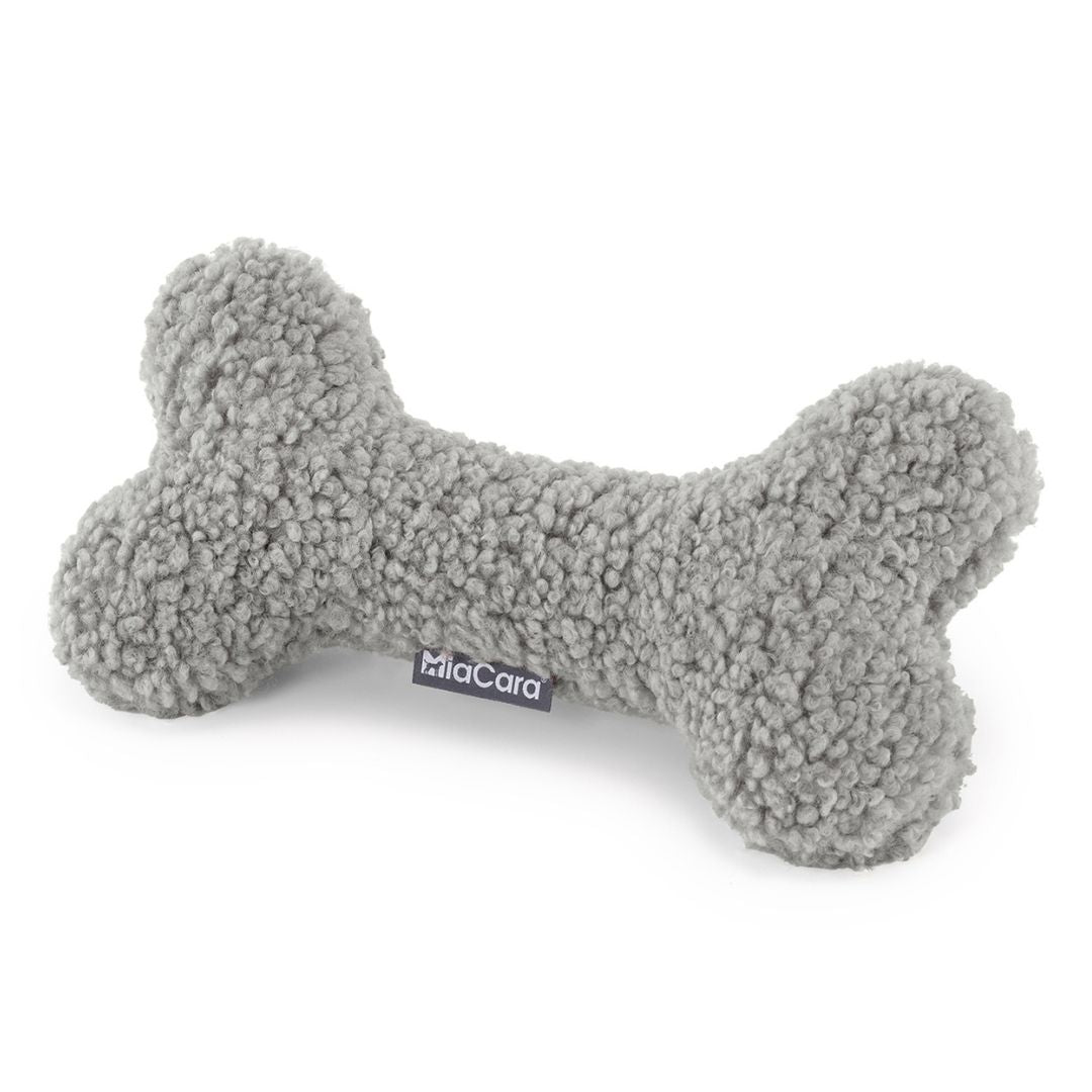 MiaCara-Hundespielzeug-Plüschknochen-Senso-Kiesel