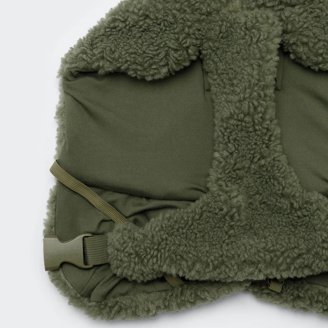 Paikka-Hundepullover-Sherpa-Olive-Detail