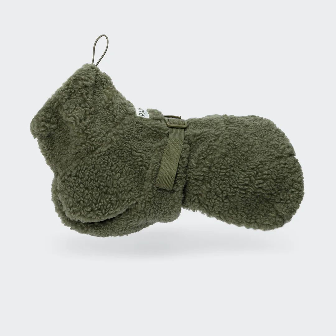 Paikka-Hundepullover-Sherpa-Olive