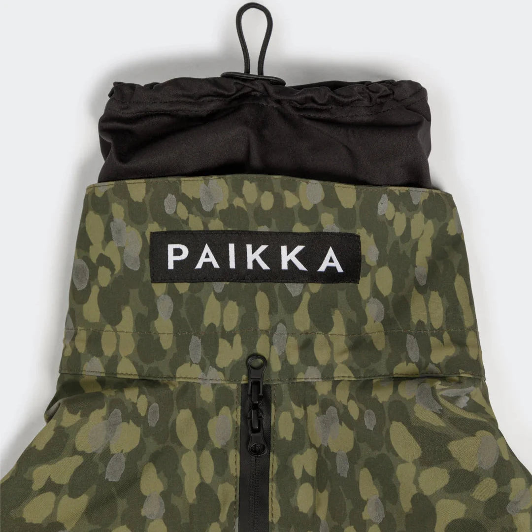 Paikka-Hunderegenmantel-Rain-Suit-Green-Detail