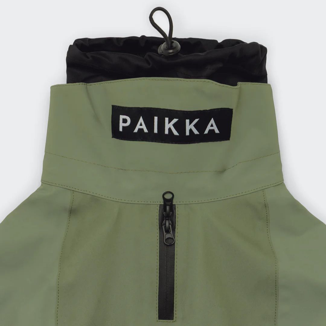 Paikka-Reflektierender-Hunderegenmantel-Green-Detail