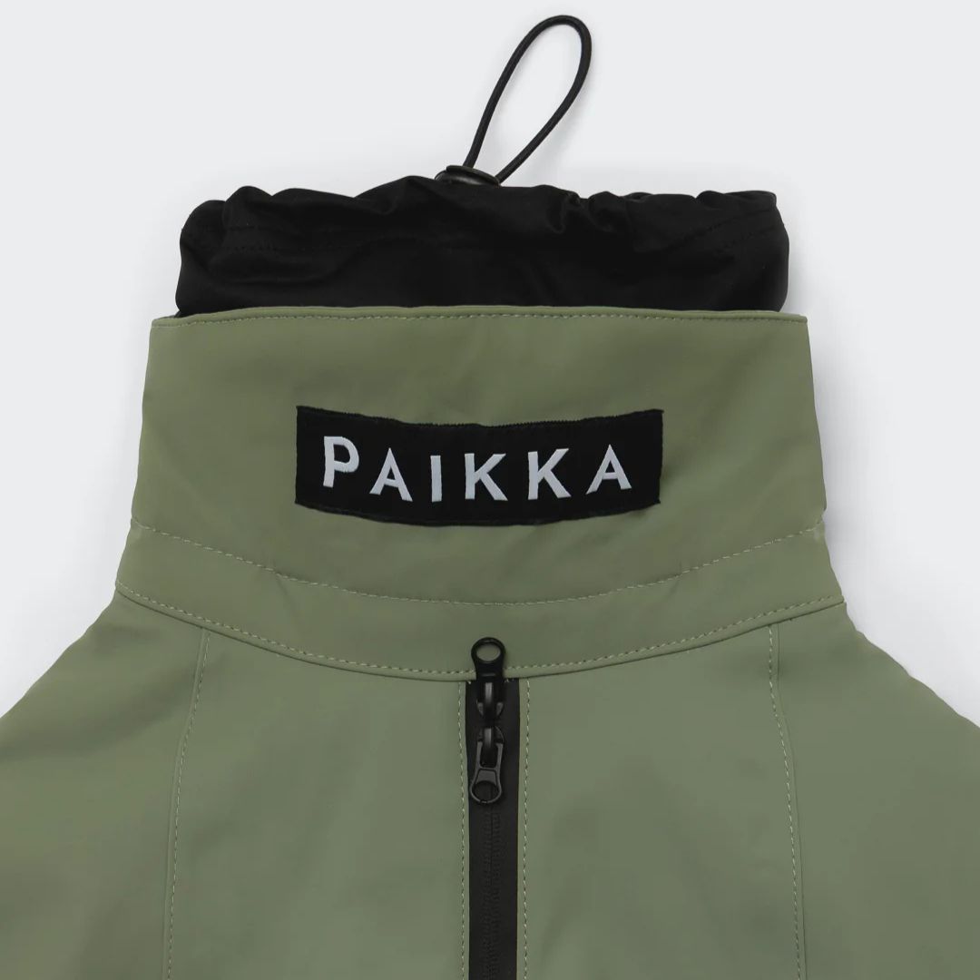 Paikka-Visibility-Hundewintermantel-Wool-Green-Detail