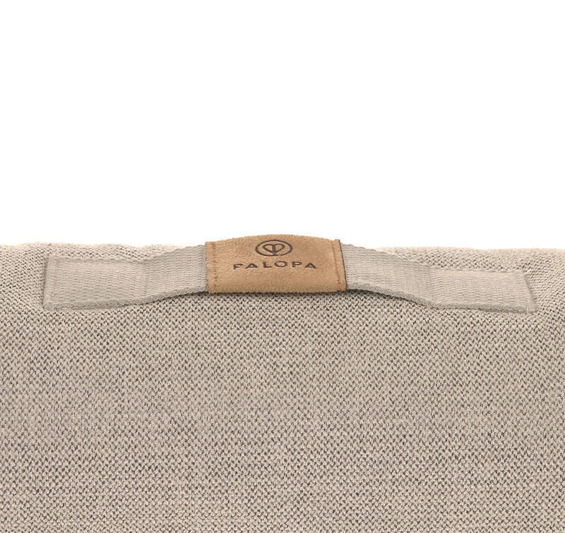 Palopa-Hundematte-Alma-Greige-Griff