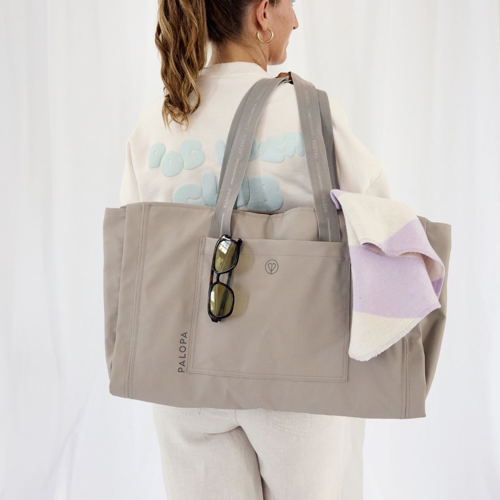 Palopa-Hundemattentasche-Nobo-Coated-Taupe-Mood