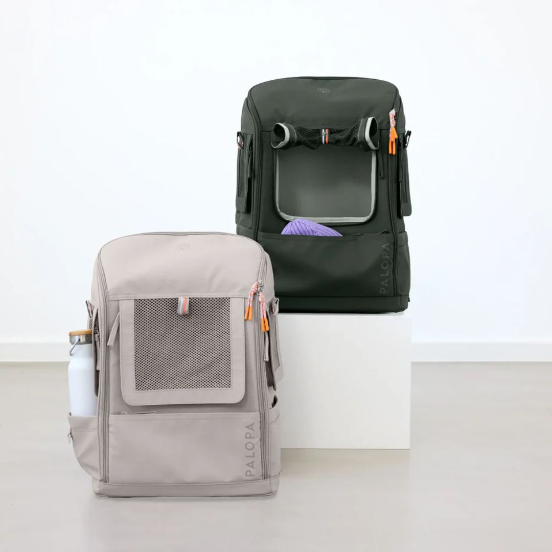 Palopa-Hundetragerucksack-Kari-Taupe-Dunkelgrün