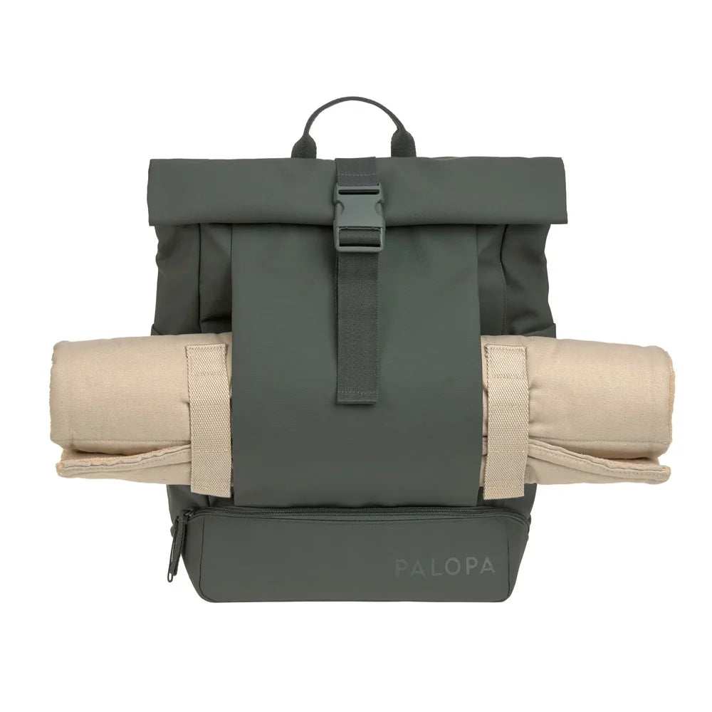 Palopa-Rolltop-Rucksack-Yoska-Dunkelgrun-Matte